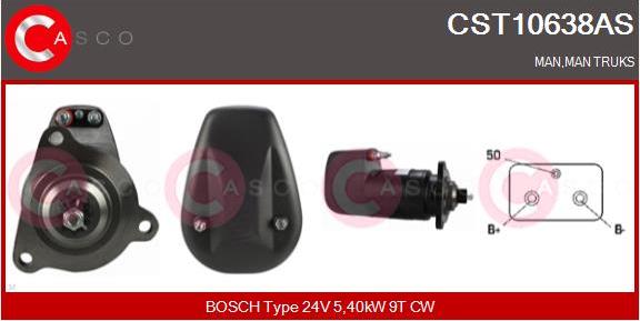 Casco CST10638AS - Motorino d'avviamento www.autoricambit.com