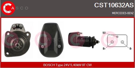 Casco CST10632AS - Motorino d'avviamento www.autoricambit.com