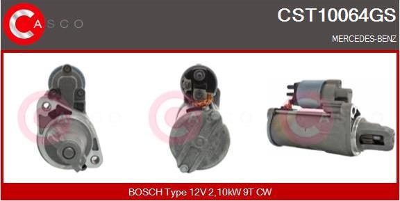 Casco CST10064GS - Motorino d'avviamento www.autoricambit.com