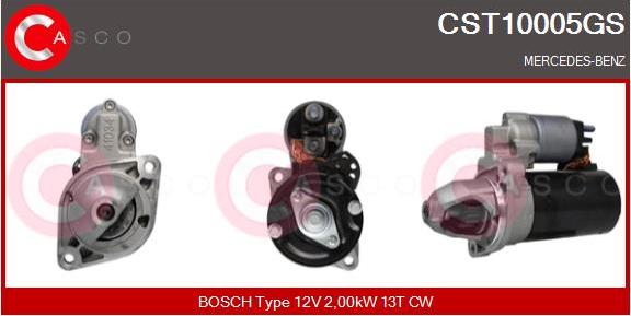 Casco CST10005GS - Motorino d'avviamento www.autoricambit.com