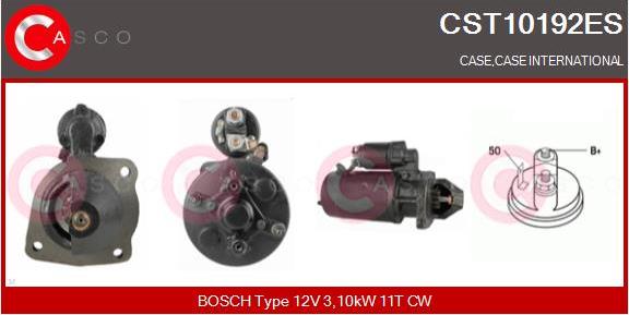 Casco CST10192ES - Motorino d'avviamento www.autoricambit.com