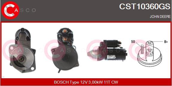 Casco CST10360GS - Motorino d'avviamento www.autoricambit.com