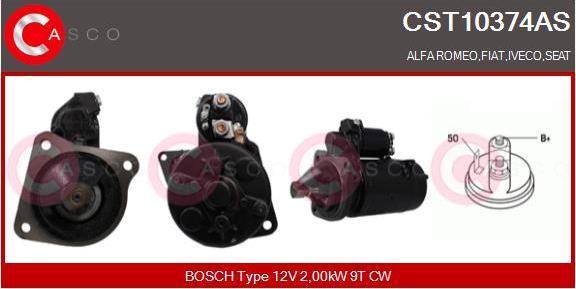 Casco CST10374AS - Motorino d'avviamento www.autoricambit.com