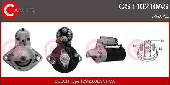 Casco CST10210AS - Motorino d'avviamento www.autoricambit.com