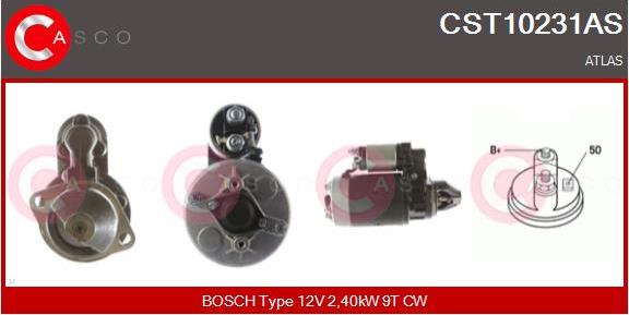 Casco CST10231AS - Motorino d'avviamento www.autoricambit.com