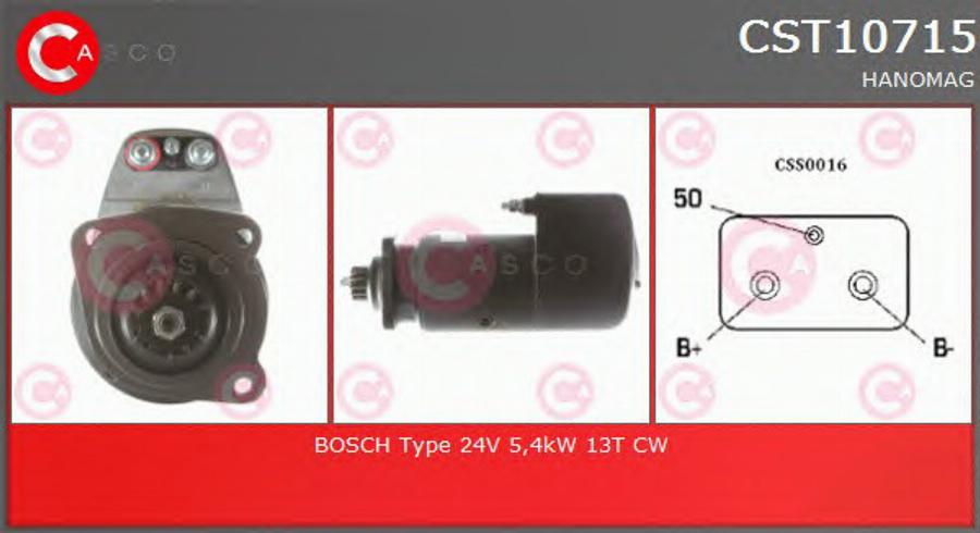 Casco CST10715 - Motorino d'avviamento www.autoricambit.com