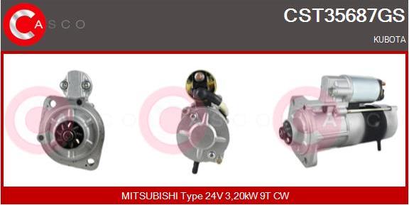 Casco CST35687GS - Motorino d'avviamento www.autoricambit.com