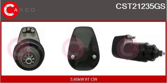 Casco CST21235GS - Motorino d'avviamento www.autoricambit.com