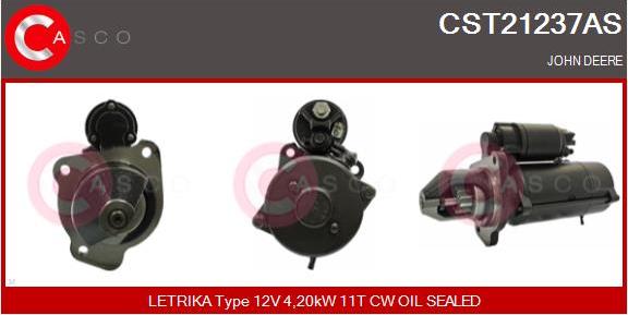 Casco CST21237AS - Motorino d'avviamento www.autoricambit.com