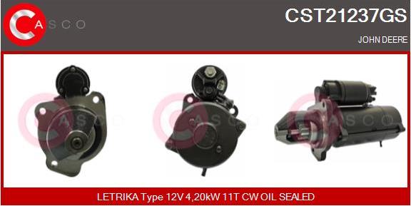 Casco CST21237GS - Motorino d'avviamento www.autoricambit.com