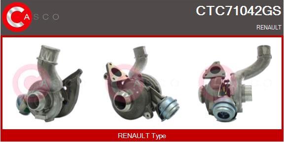 Casco CTC71042GS - Turbocompressore, Sovralimentazione www.autoricambit.com