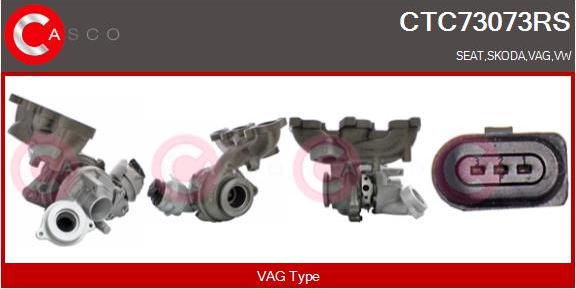 Casco CTC73073RS - Turbocompressore, Sovralimentazione www.autoricambit.com