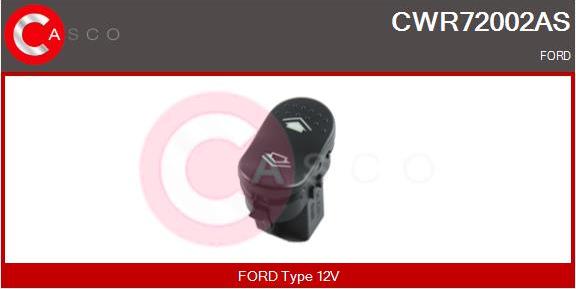 Casco CWR72002AS - Interruttore, Alzacristallo www.autoricambit.com