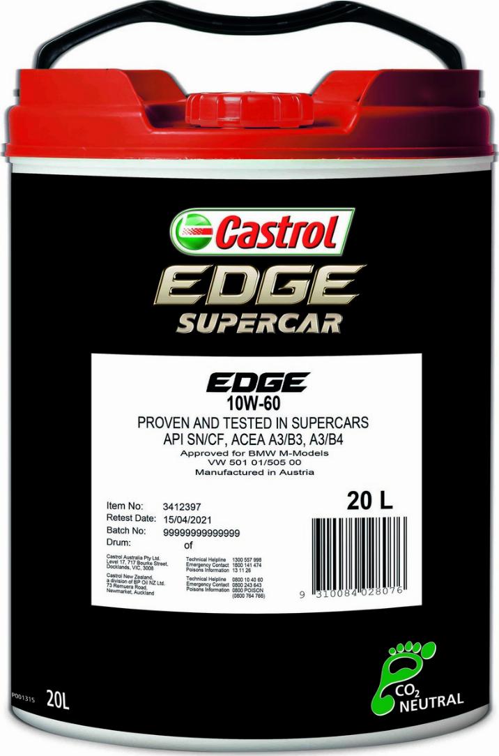 Castrol 3412397 - Olio motore www.autoricambit.com