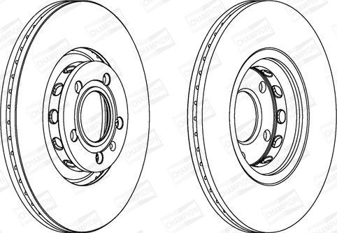 Champion 562383CH - Discofreno www.autoricambit.com