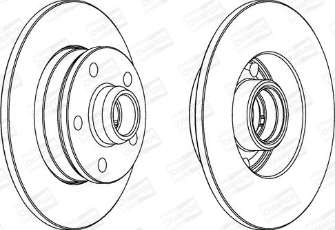 Champion 561620CH - Discofreno www.autoricambit.com