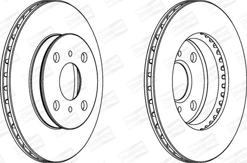 Champion 561672CH - Discofreno www.autoricambit.com