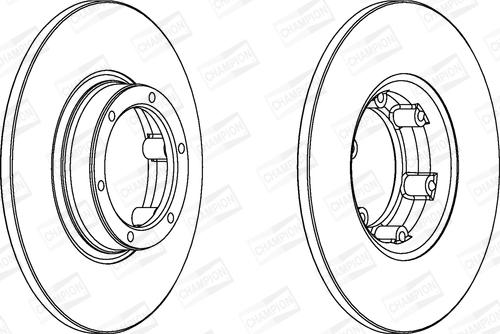 Champion 561043CH - Discofreno www.autoricambit.com