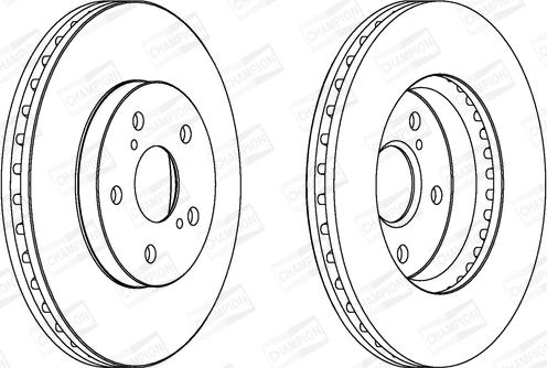 Champion 563047CH - Discofreno www.autoricambit.com