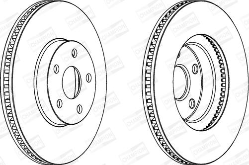 Champion 563051CH - Discofreno www.autoricambit.com