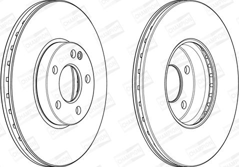 Champion 562989CH - Discofreno www.autoricambit.com