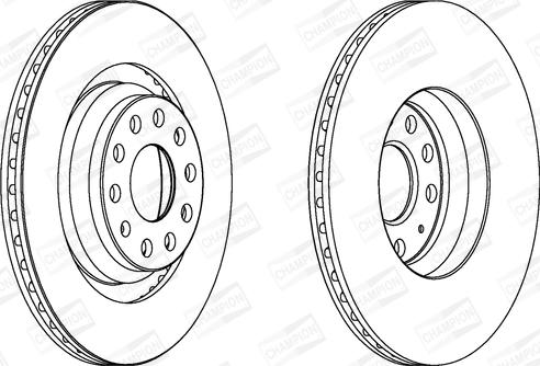 Champion 562432CH - Discofreno www.autoricambit.com
