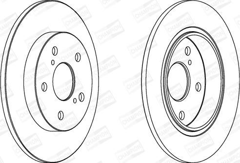 Champion 562599CH - Discofreno www.autoricambit.com