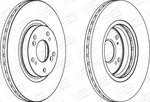 Champion 562546CH - Discofreno www.autoricambit.com
