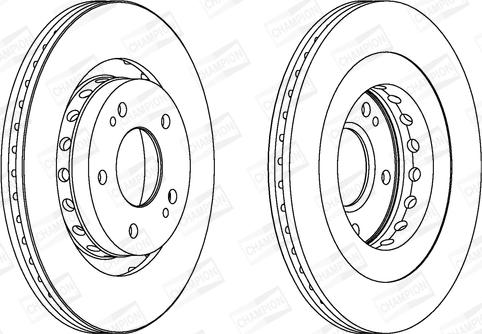 Champion 562528CH - Discofreno www.autoricambit.com