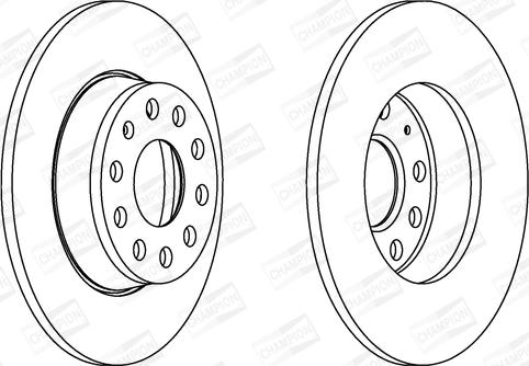 Champion 562614CH - Discofreno www.autoricambit.com