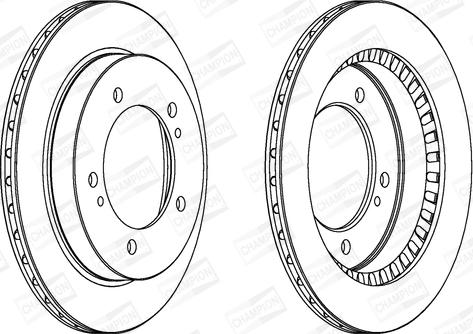 Champion 562075CH - Discofreno www.autoricambit.com