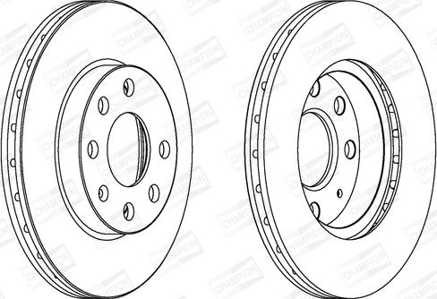 Champion 562290CH - Discofreno www.autoricambit.com
