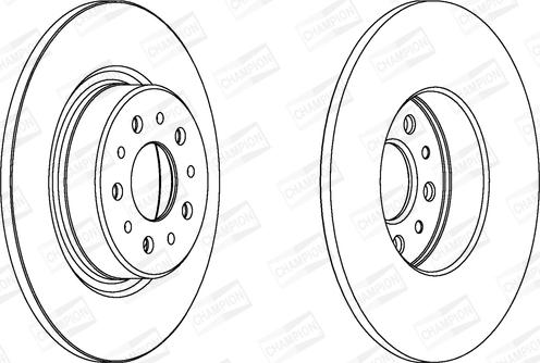 Champion 562275CH - Discofreno www.autoricambit.com