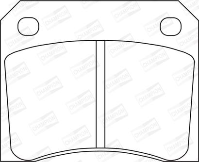 Champion 571532CH - Kit pastiglie freno, Freno a disco www.autoricambit.com