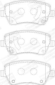 Champion 573770CH - Kit pastiglie freno, Freno a disco www.autoricambit.com