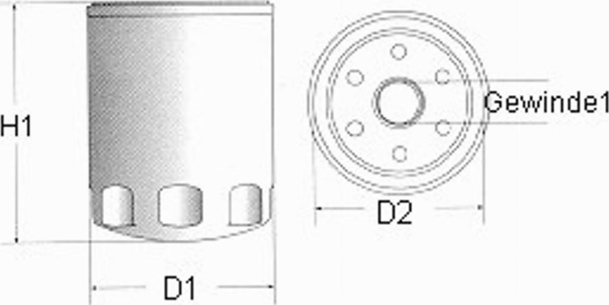 Champion C147/606 - Filtro olio www.autoricambit.com