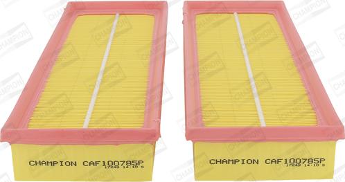 Champion CAF100785P - Filtro aria www.autoricambit.com