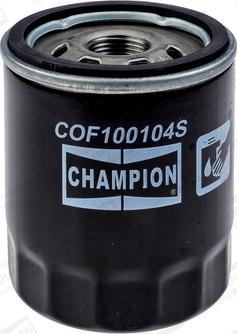 Champion COF100104S - Filtro olio www.autoricambit.com