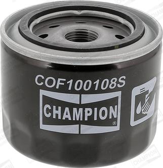 Champion COF100108S - Filtro olio www.autoricambit.com