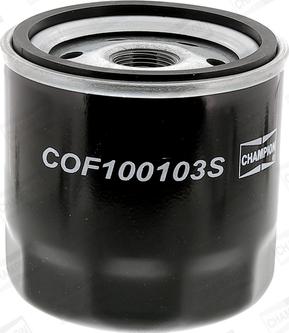 Champion COF100103S - Filtro olio www.autoricambit.com