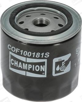 Champion COF100181S - Filtro olio www.autoricambit.com