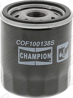 Champion COF100138S - Filtro olio www.autoricambit.com