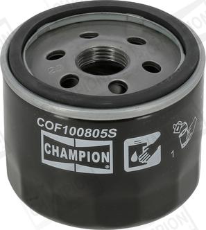 Champion COF100805S - Filtro olio www.autoricambit.com