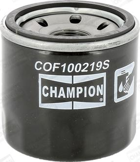 Champion COF100219S - Filtro olio www.autoricambit.com