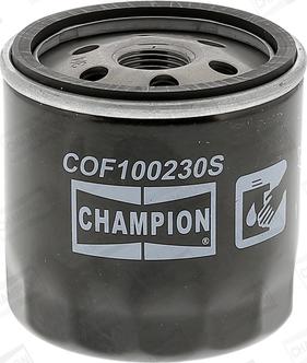 Champion COF100230S - Filtro olio www.autoricambit.com