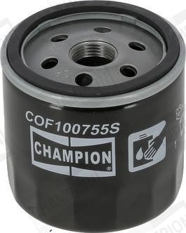 Champion COF100755S - Filtro olio www.autoricambit.com