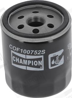 Champion COF100752S - Filtro olio www.autoricambit.com