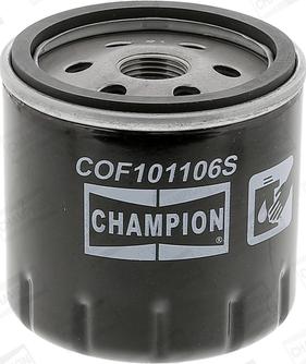 Champion COF101106S - Filtro olio www.autoricambit.com