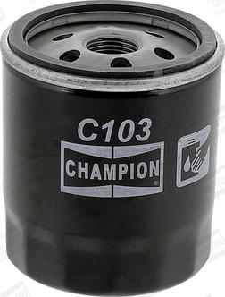 Champion COF102103S - Filtro olio www.autoricambit.com