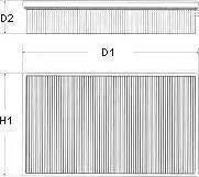 BOSCH 1 457 429 078 - Filtro aria www.autoricambit.com